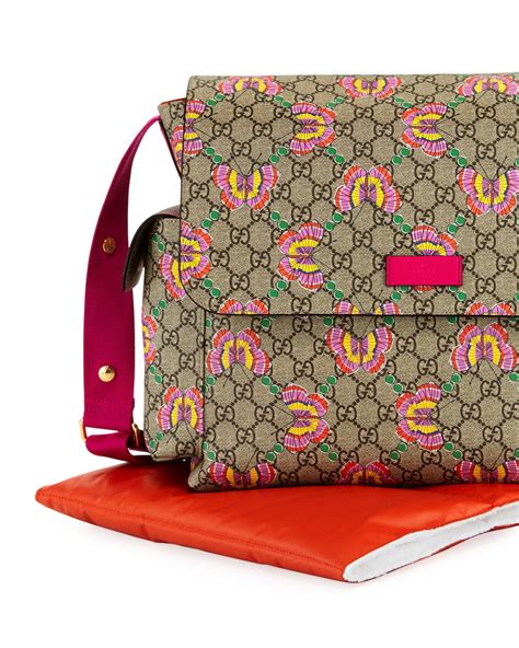 gucci replica diaper bag|Gucci Kids GG Supreme Diaper Bag .